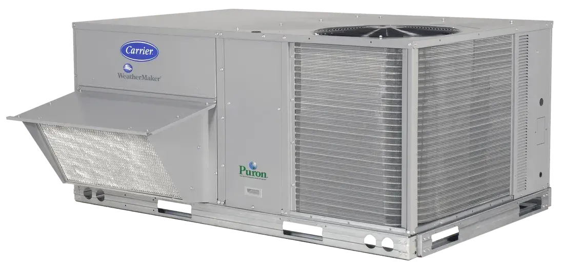 Commercial packaged rooftop HVAC unit